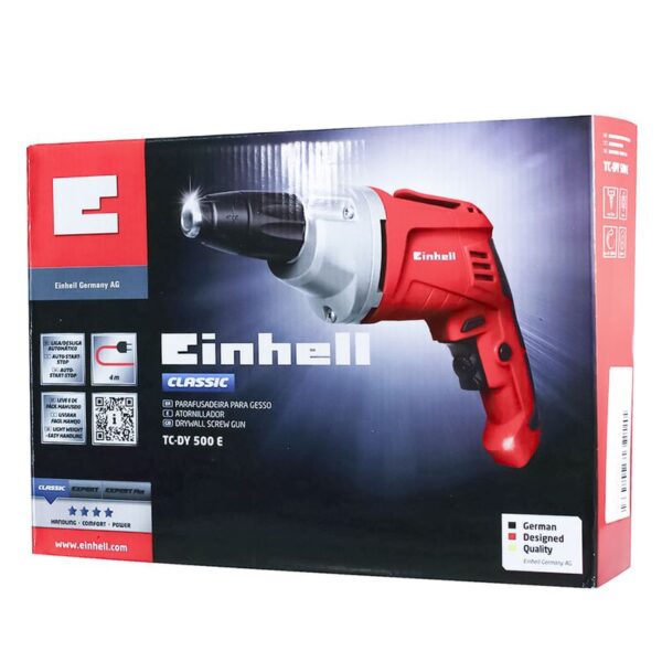 Parafusadeira para Drywall 1/4" 500w - EINHELL TC DY500E
