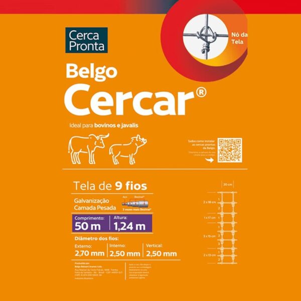 CERCA PRONTA BELGO CERCAR 9 - 50 M