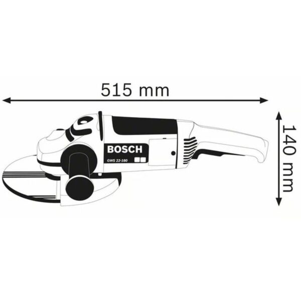 Esmerilhadeira Angular Bosch 7" - Gws 22-180
