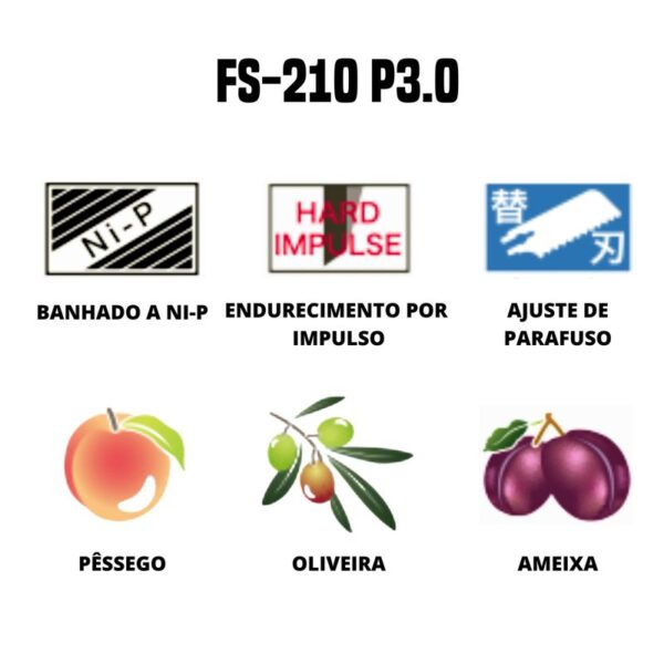 Lâmina Serrote Japonês Frutíferas ZetSaw FS-210mm