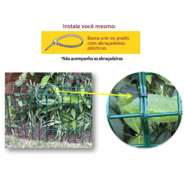 Painel Belgo Jardim 5 x 20 cm Fio 4,30 mm 0,70 m