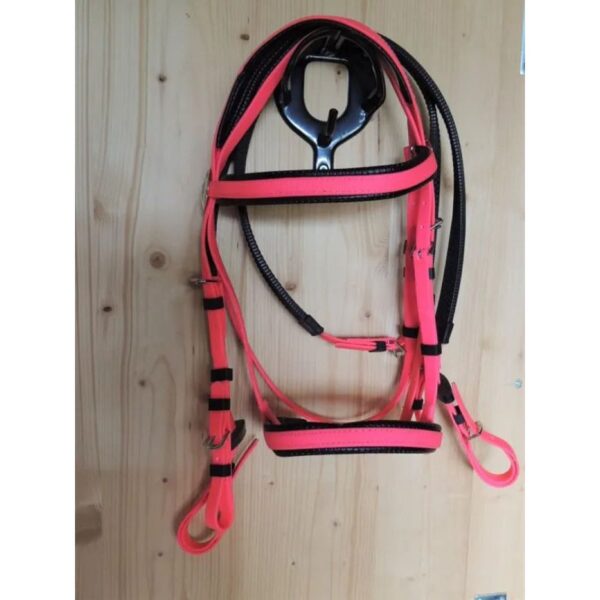 CABEÇADA PARA CAVALOS EM PVC COR Lilas/rosa SWISSHORSESSHOP