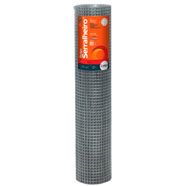 Tela Belgo Serralheiro Fio 2,00mm - 2,5 x 2,5cm 1,52m x 15m