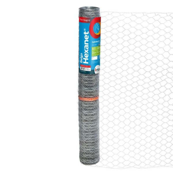 Tela Galinheiro Belgo Hexanet® - 2 X 23 1,50 x 50m