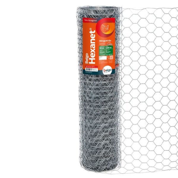 Tela Mangueirão Belgo Hexanet® - 3 X 16 1,00 X 50m