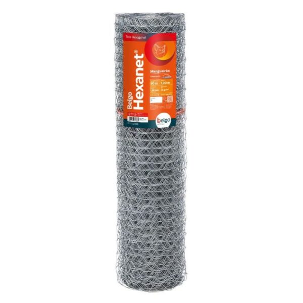 Tela Mangueirão Belgo Hexanet® - 3 X 16 1,20 X 50m