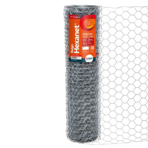 Tela Mangueirão Belgo Hexanet® - 3 X 16 1,50 X 50m