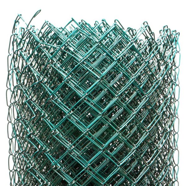 Tela Plastificada Verde Losangular Gravia 57mm FIO 14 - 1 m x 10 m