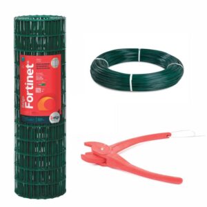 TELA BELGO FORTINET MALHA 5X10 FIO 2,50MM COM 1,83 DE ALTURA E ROLOS DE 25M, COM KIT DE INSTALAÇÃO